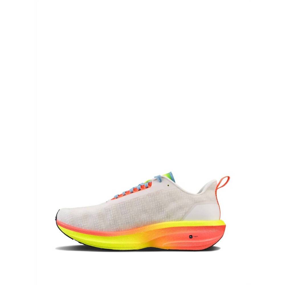 NEW CRAFT men's endurance 2 running shoes in ash white/shock